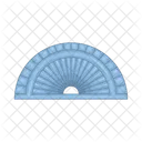 Protractor Geometry Measure Icon