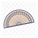 Ruler Triangle Ruler Arc Icon