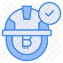 Prova De Trabalho Criptomoeda Bitcoin Icon