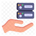 Servicio De Base De Datos Proveedor De Datos Proveedor De Almacenamiento Icono