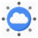 Proveedor de servicios en la nube  Icono