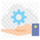 Proveedor De Servicios En La Nube Usuario De La Nube Computacion En La Nube Icono