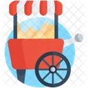 Puesto Callejero Vendedor Ambulante Puesto De Comida Icono