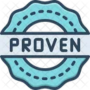 Proven Approve Certificate Icon