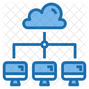 Provider Cloud System Online Icon