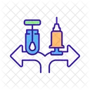 Providing vaccination proof and negative test  Icon