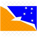 Bandeira Pais Provincia Da Terra Do Fogo Argentina Ícone