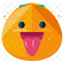 Lingua Para Fora Sorriso Ícone