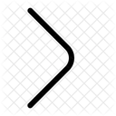 Proxima Divisa Divisa Para A Direita Seta Para A Direita Ícone