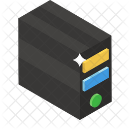 Proxy Server Isometric Icon