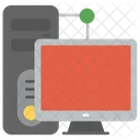 Proxy Server Networked Icon