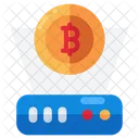 Proyector Bitcoin Criptomoneda Cripto Icono