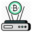 Proyector Bitcoin Criptomoneda Cripto Icono