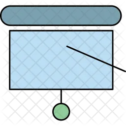Proyector de pantalla  Icono
