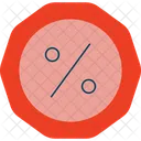 Prozentsatz Rabatt Rate Symbol
