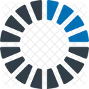 Prozentsegment Diagramm Prozentsatz Symbol