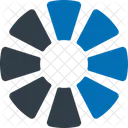 Prozentsegment Diagramm Prozentsatz Symbol