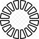 Prozentsegment Diagramm Prozentsatz Symbol