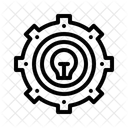 Prozess Strategie Mechanismus Symbol