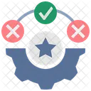 Prozess Strategie Schritt Symbol
