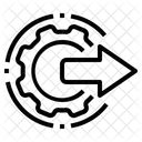 Prozessausgabe  Symbol