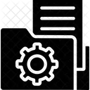 Prozesslisten Dateiverarbeitung Daten Symbol