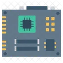 Prozessor Mainboard Computer Symbol