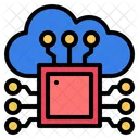 Prozessor-Cloud  Icon