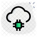 Prozessor-Cloud  Symbol