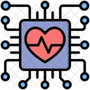 Prozessor Technologie Medizin Symbol