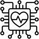 Prozessor Technologie Medizin Symbol