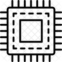 Computerchip CPU Integrierter Schaltkreis Symbol