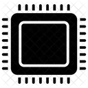 Prozessorchip Integrierter Schaltkreis Mikrochip Symbol