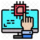 Ai Hand Gesicht Symbol