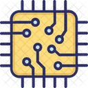 Prozessor Mikrochip Hardware Symbol