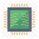 Prozessorchip KI Chip CPU Symbol