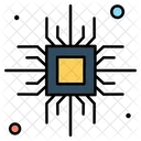 Prozessorchip Prozessor Mikrochip Symbol