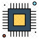 Prozessorchip Mikrochip CPU Symbol