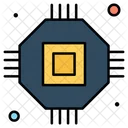 Prozessorchip Mikrochip CPU Symbol
