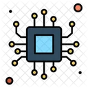 Prozessorchip Mikrochip CPU Symbol