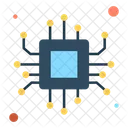 Prozessorchip Mikrochip CPU Symbol