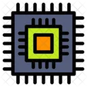 Prozessorchip Prozessor Chip Symbol