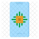 Prozessorchip CPU Chip Symbol