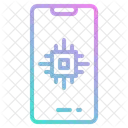 Prozessorchip CPU Chip Symbol
