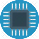 Prozessorchip Integrierter Schaltkreis Computerchip Symbol