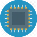 Prozessorchip Mikrochip Computerchip Symbol