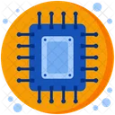 Prozessorchip Elektronische Komponente Mikrochip Icon