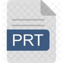 Prt File Format Icon