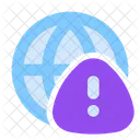 Attention Avertissement Arnaqueur De Site Web Icône