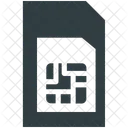 Sim Tarjeta Telefono Icono